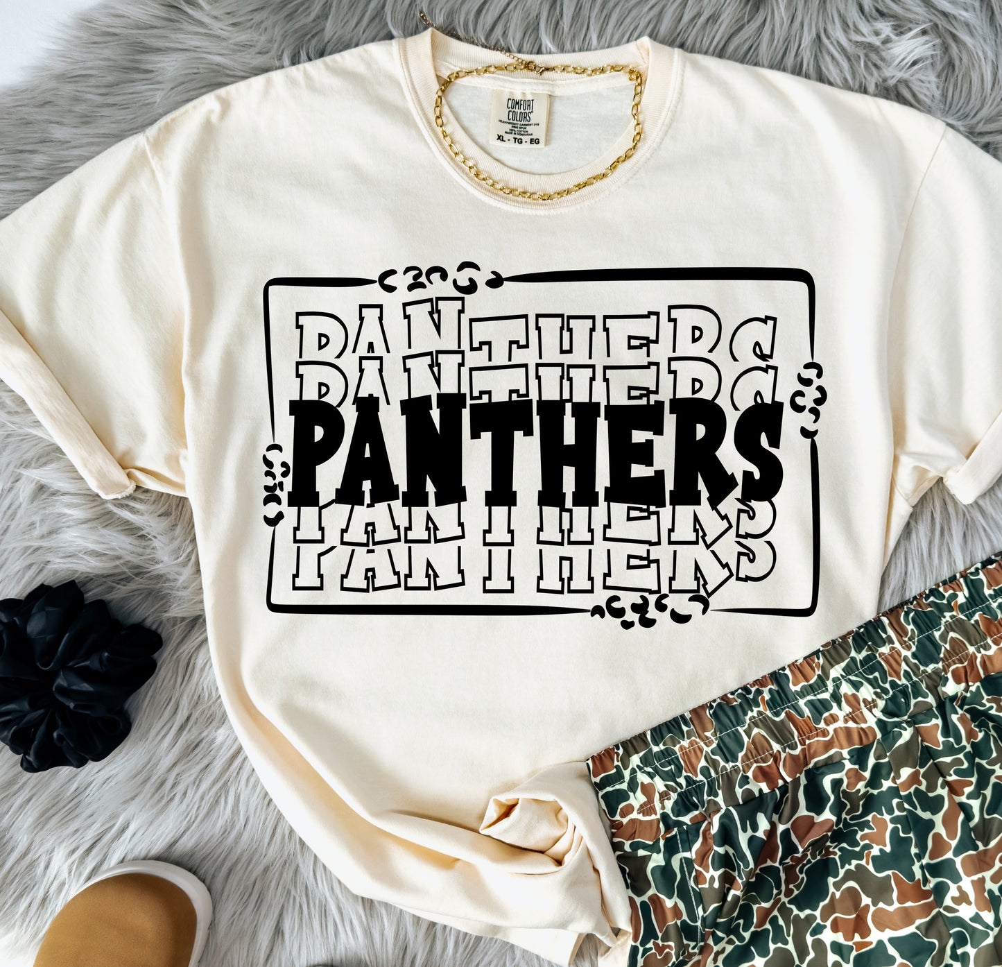 STACKED MASCOTS Panthers
