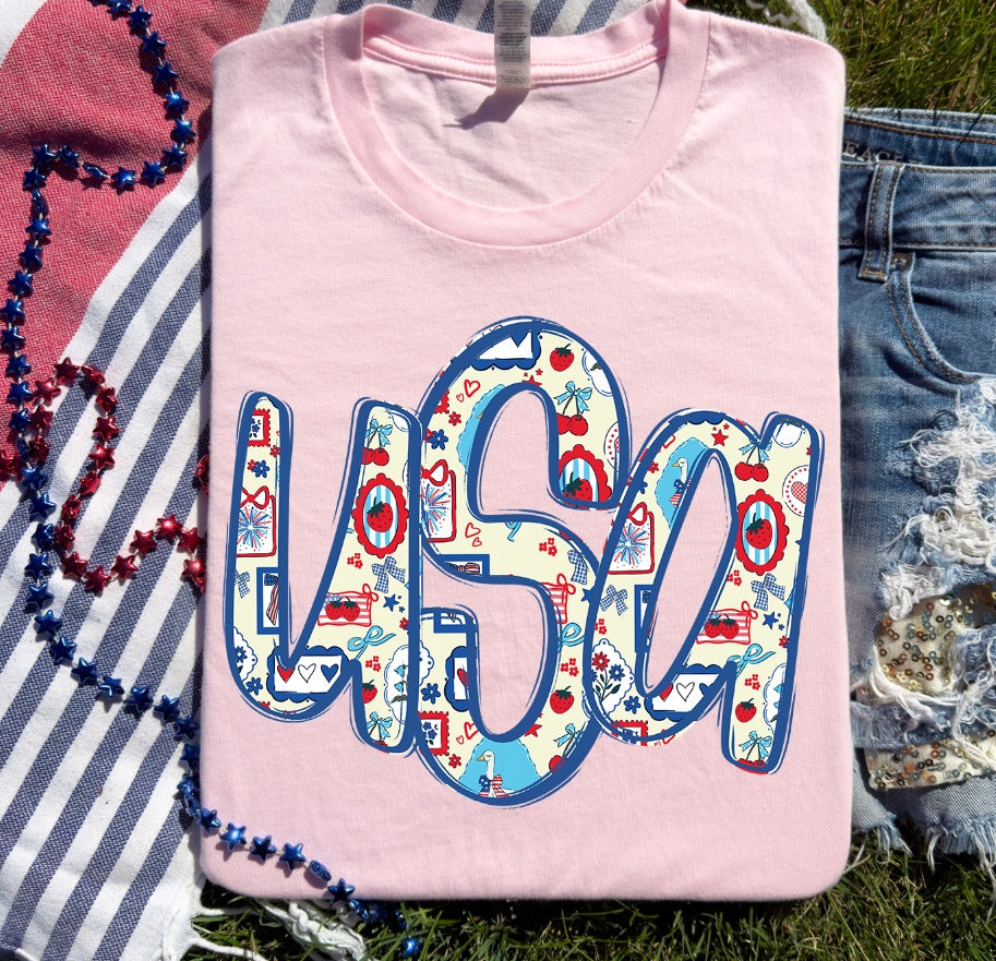 USA MONOGRAM ALPHA
