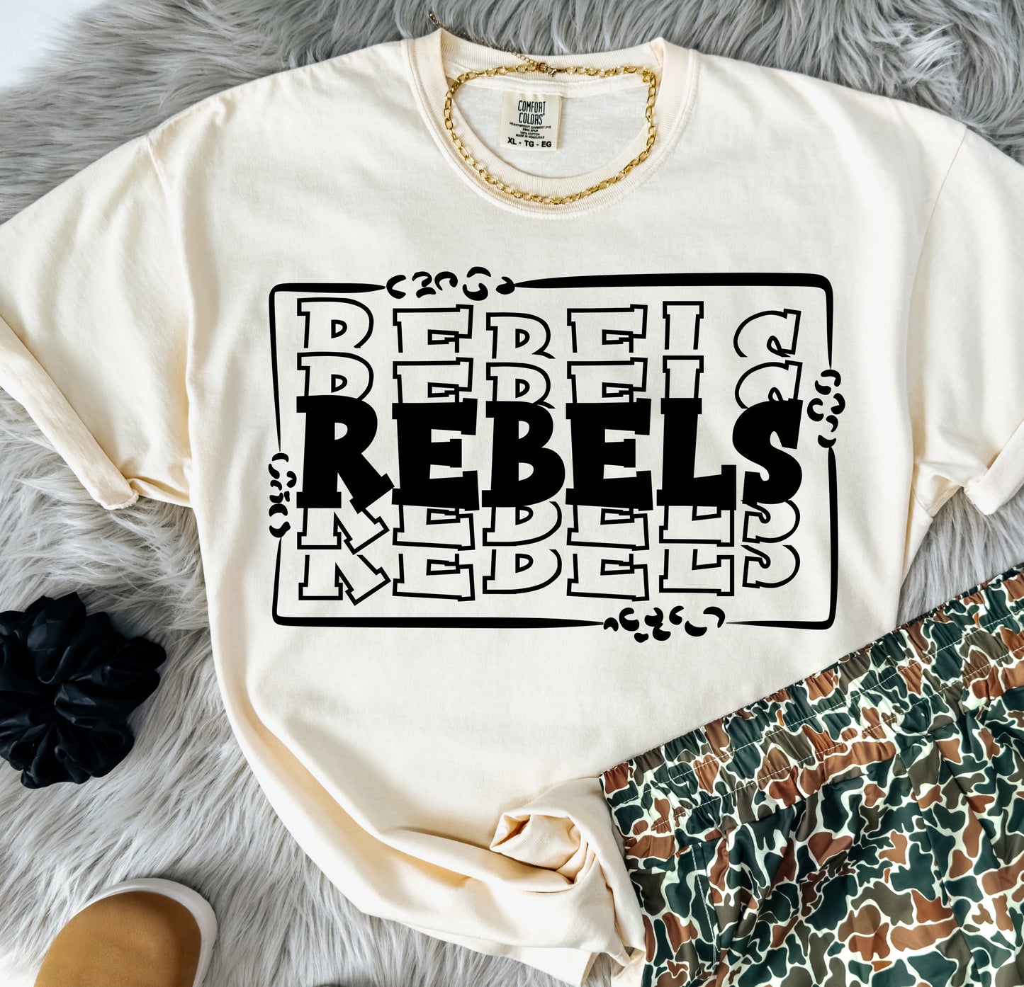 STACKED MASCOTS Rebels