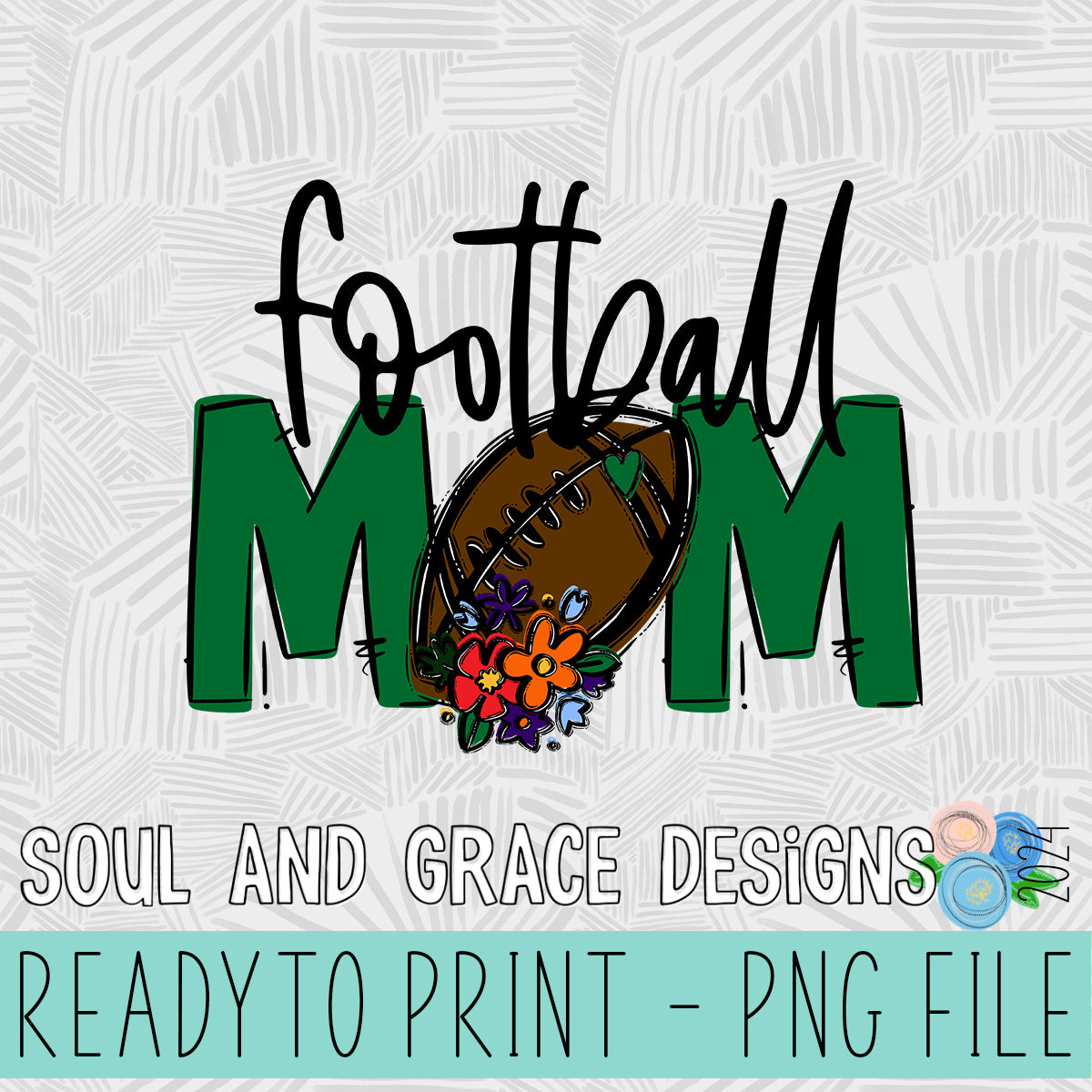 Football Mom Team Go