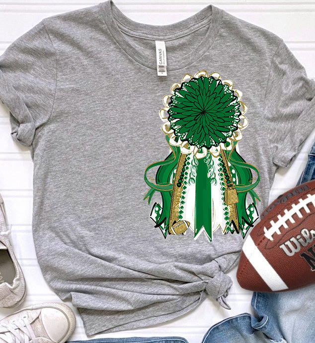 Mums the Word - Homecoming Mum - KELLY GREEN GOLD