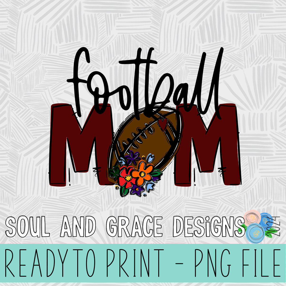 Football Mom Team Go