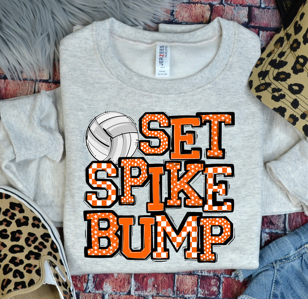 ORANGE SET SPIKE BUMP