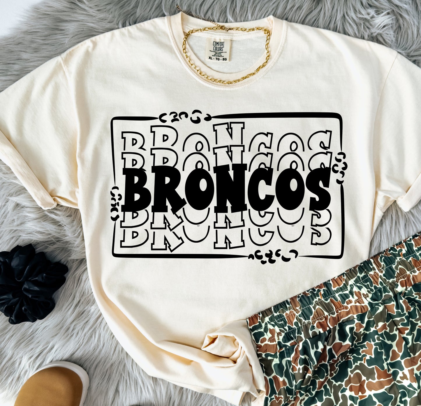 STACKED MASCOTS Broncos