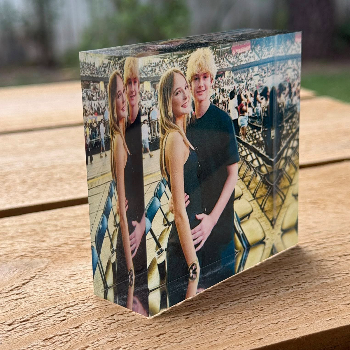 Personalized Acrylic Photo Block β Freestanding Print