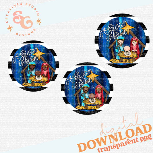 A Savior is Born Ornament