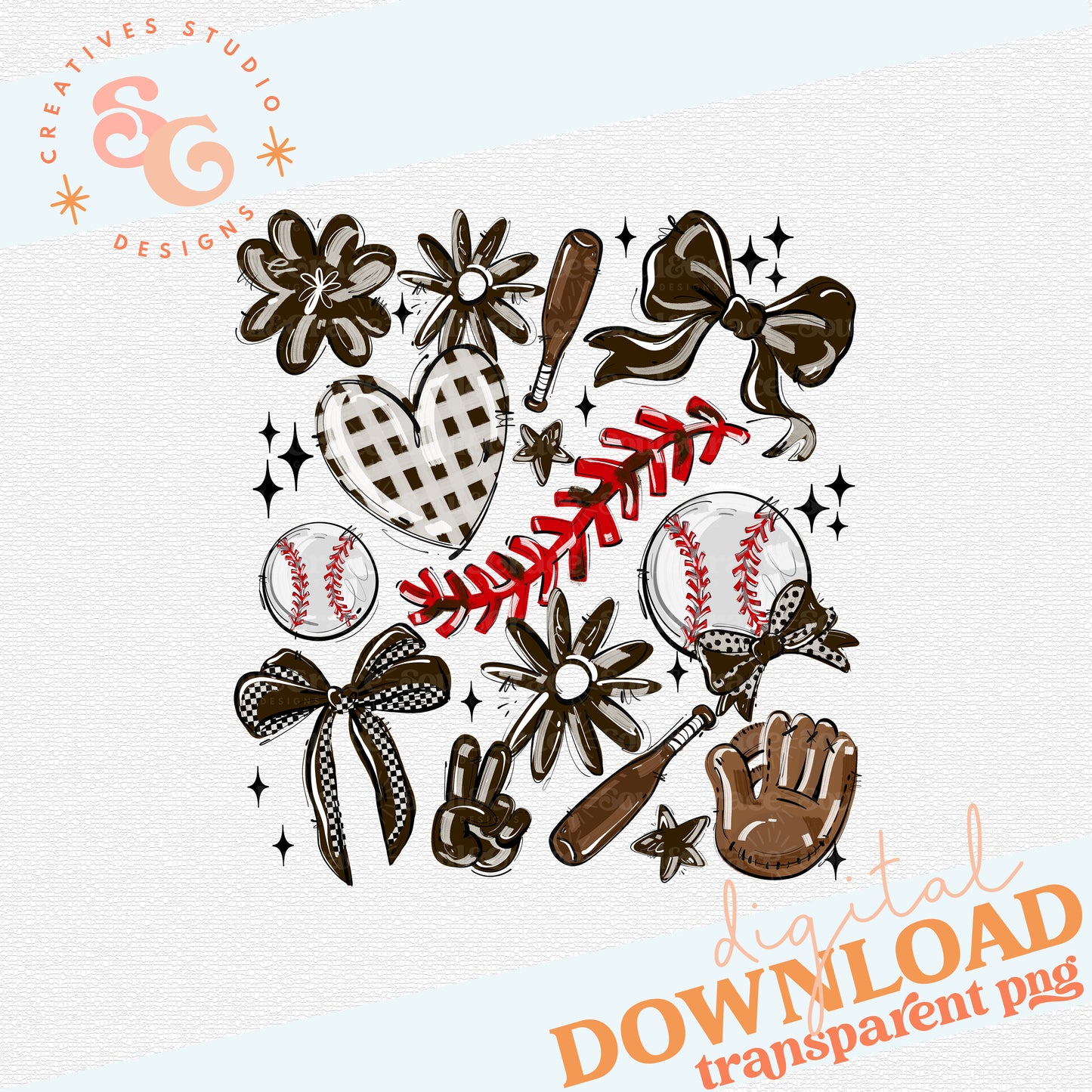 BROWN PLAY BALL COLLAGE BASEBALL