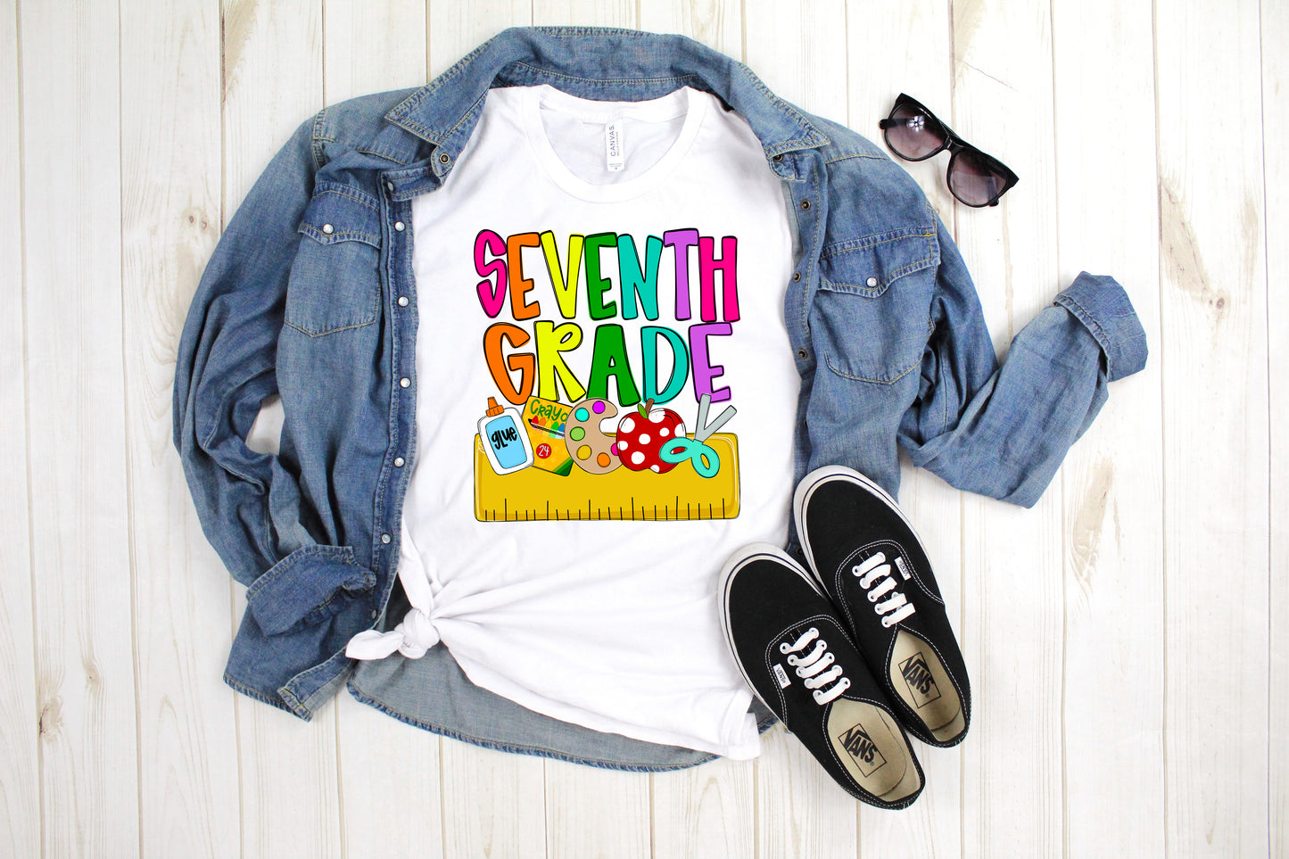 Back to School Name Plate SEVENTH GRADE