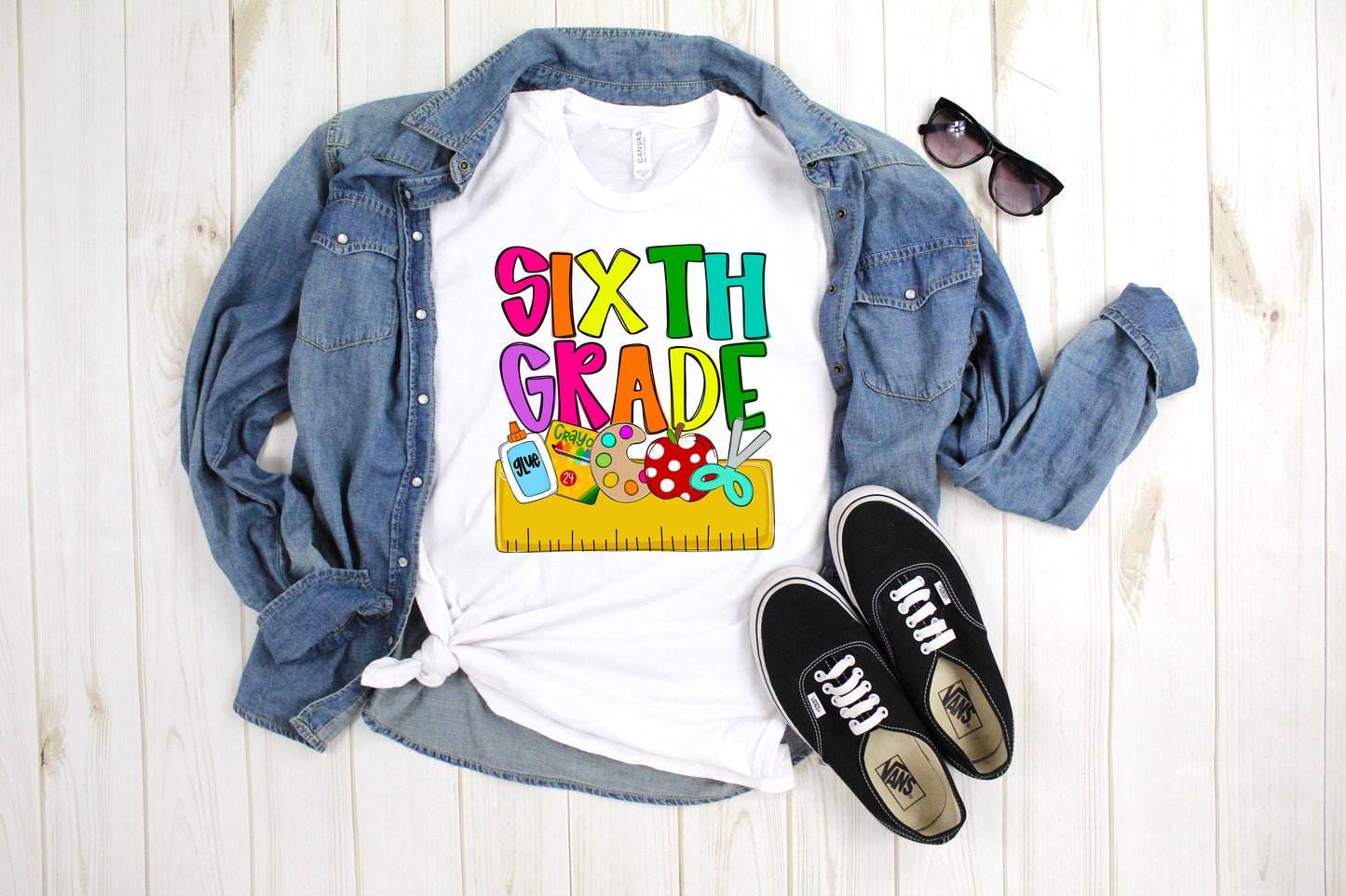 Back to School Name Plate SIXTH GRADE