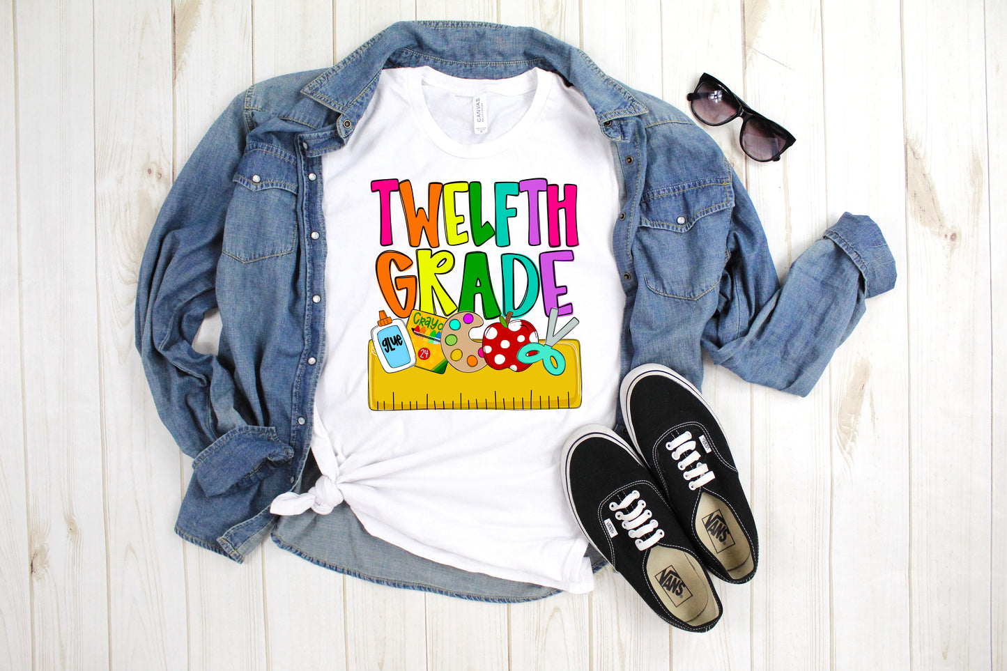 Back to School Name Plate TWELFTH GRADE