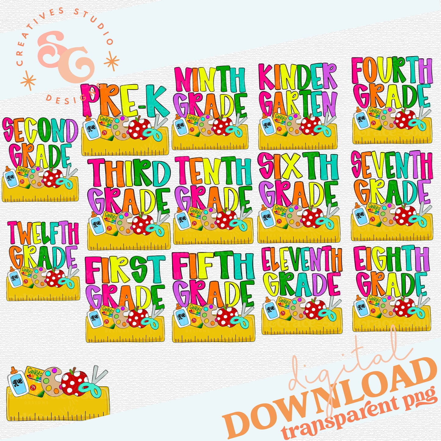 Back to School Name Plate Bundle Files - Includes OFFSET Version for Stickers