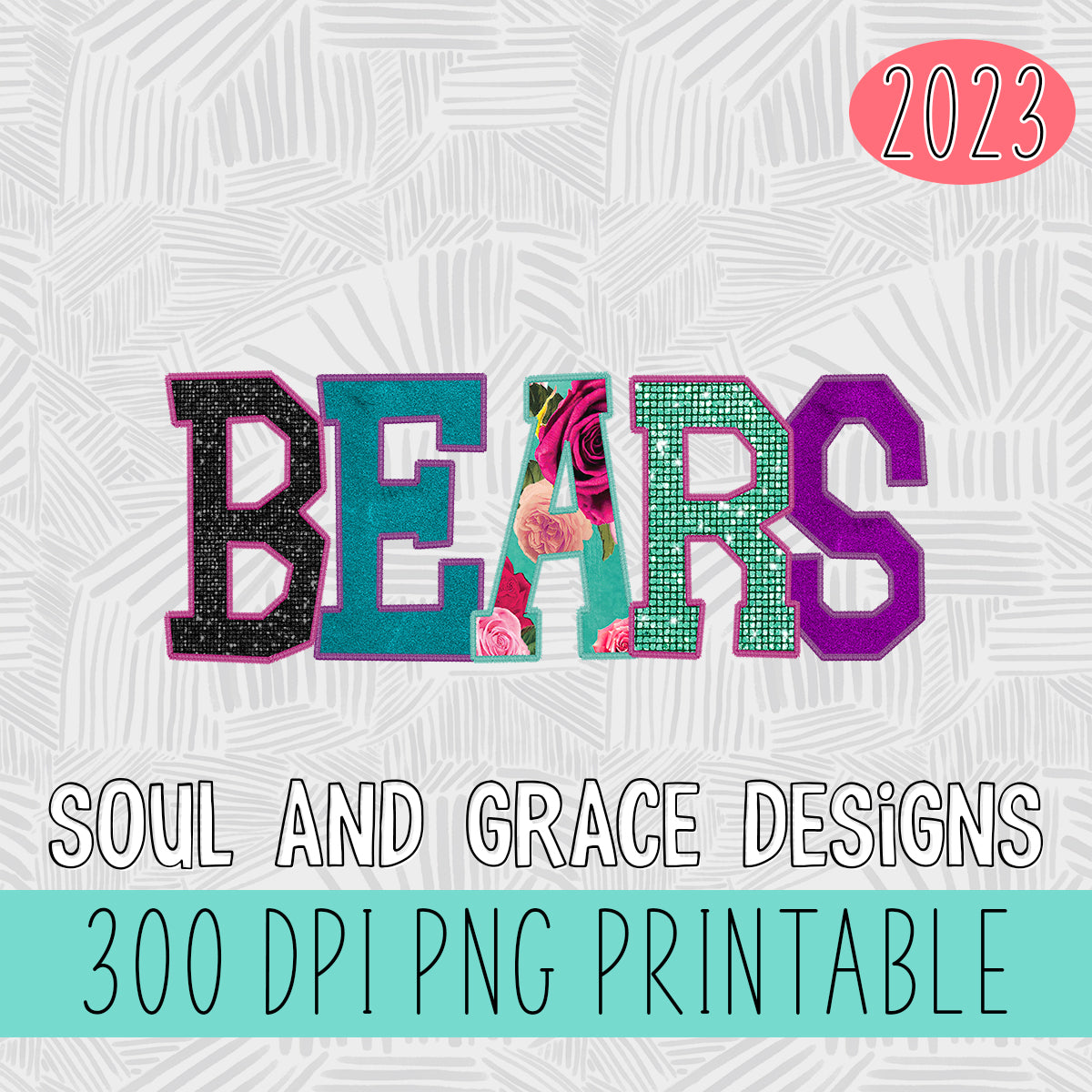 Bears Faux Applique
