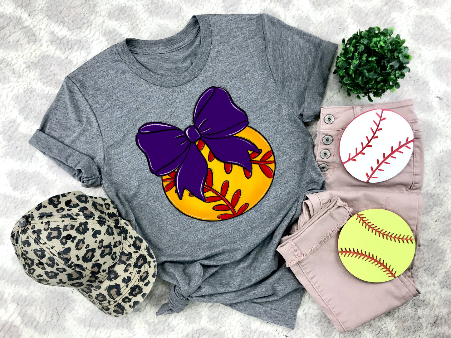 Bows and Balls - SOFTBALL