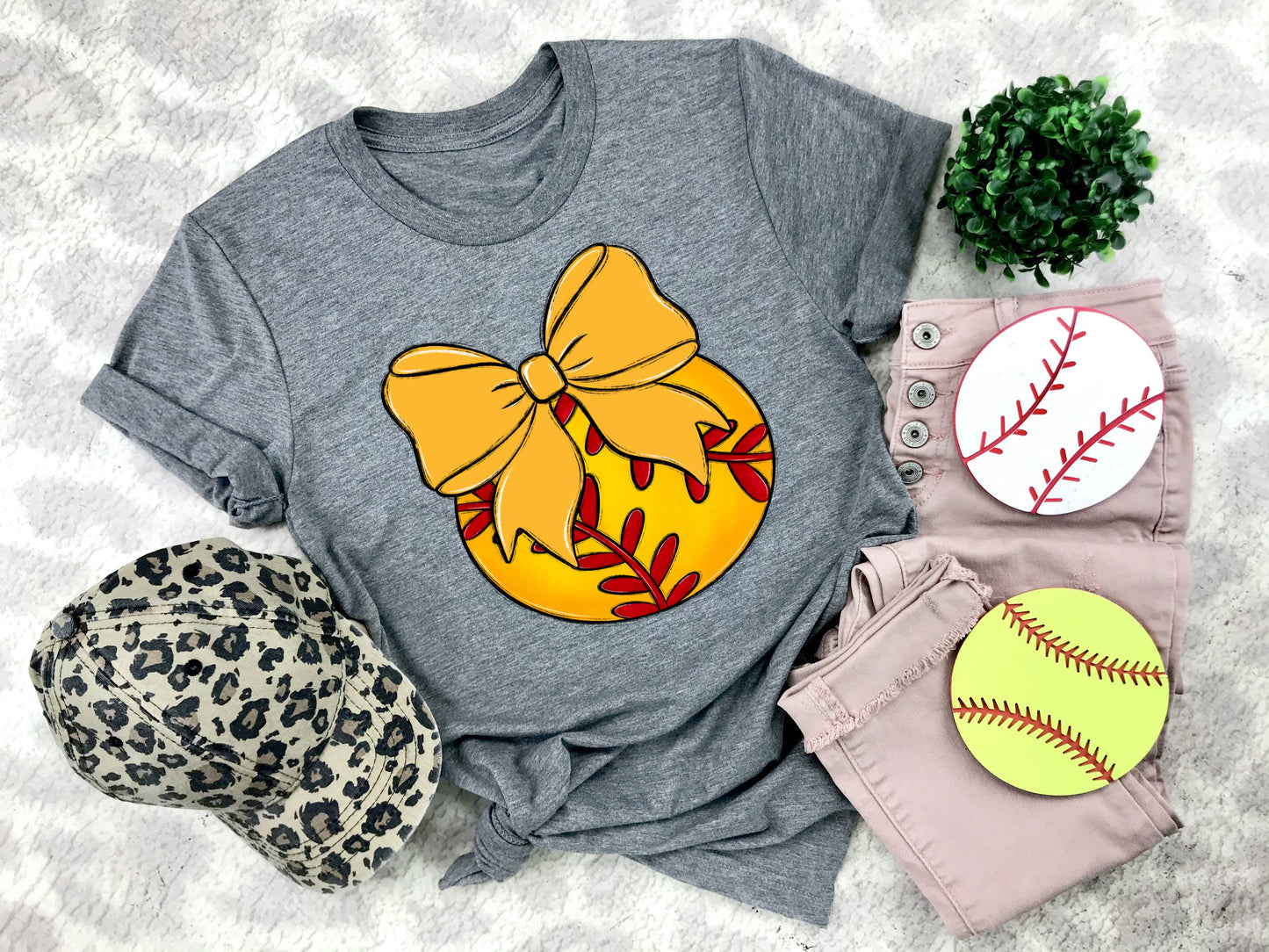 Bows and Balls - SOFTBALL