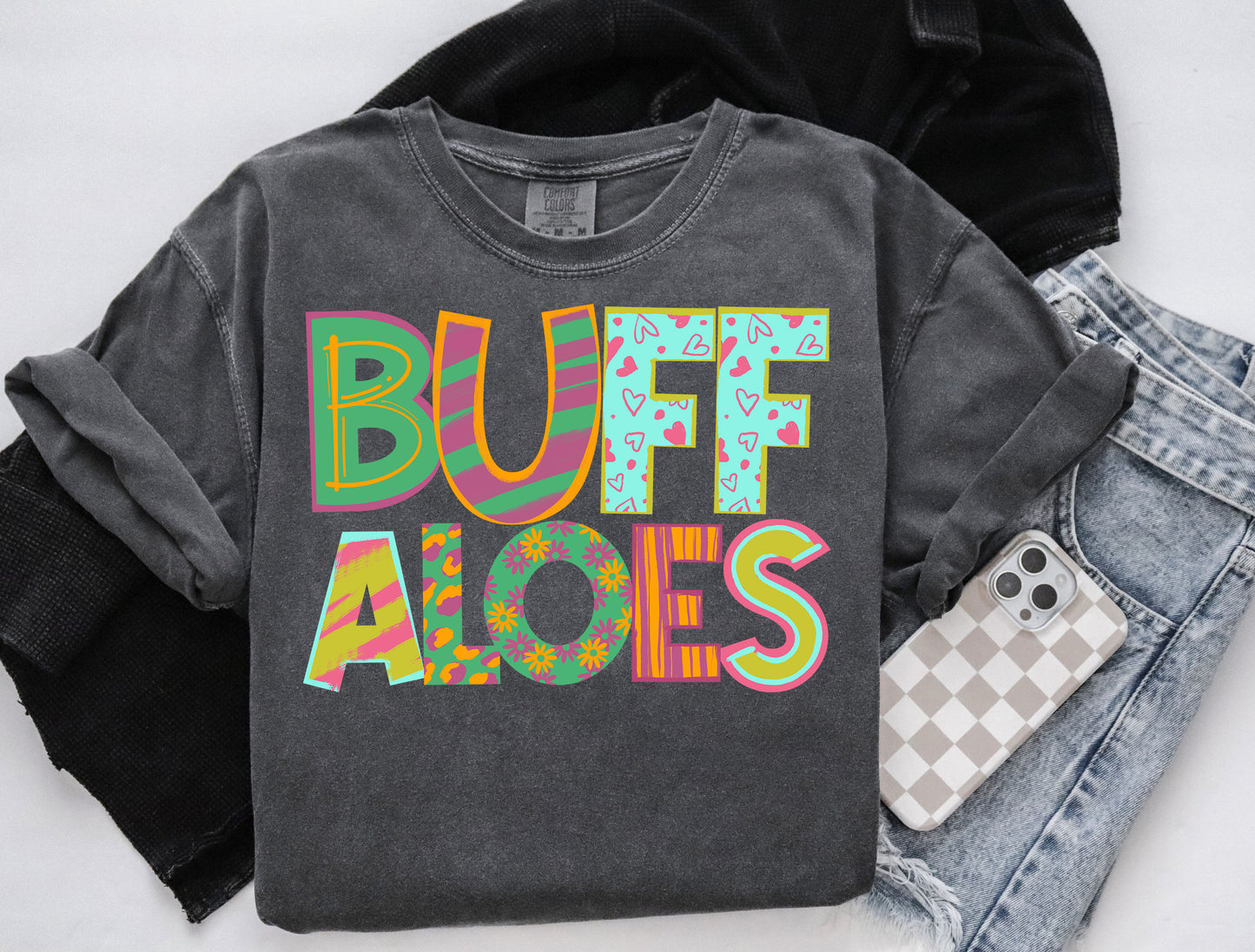 Buffaloes Colorful