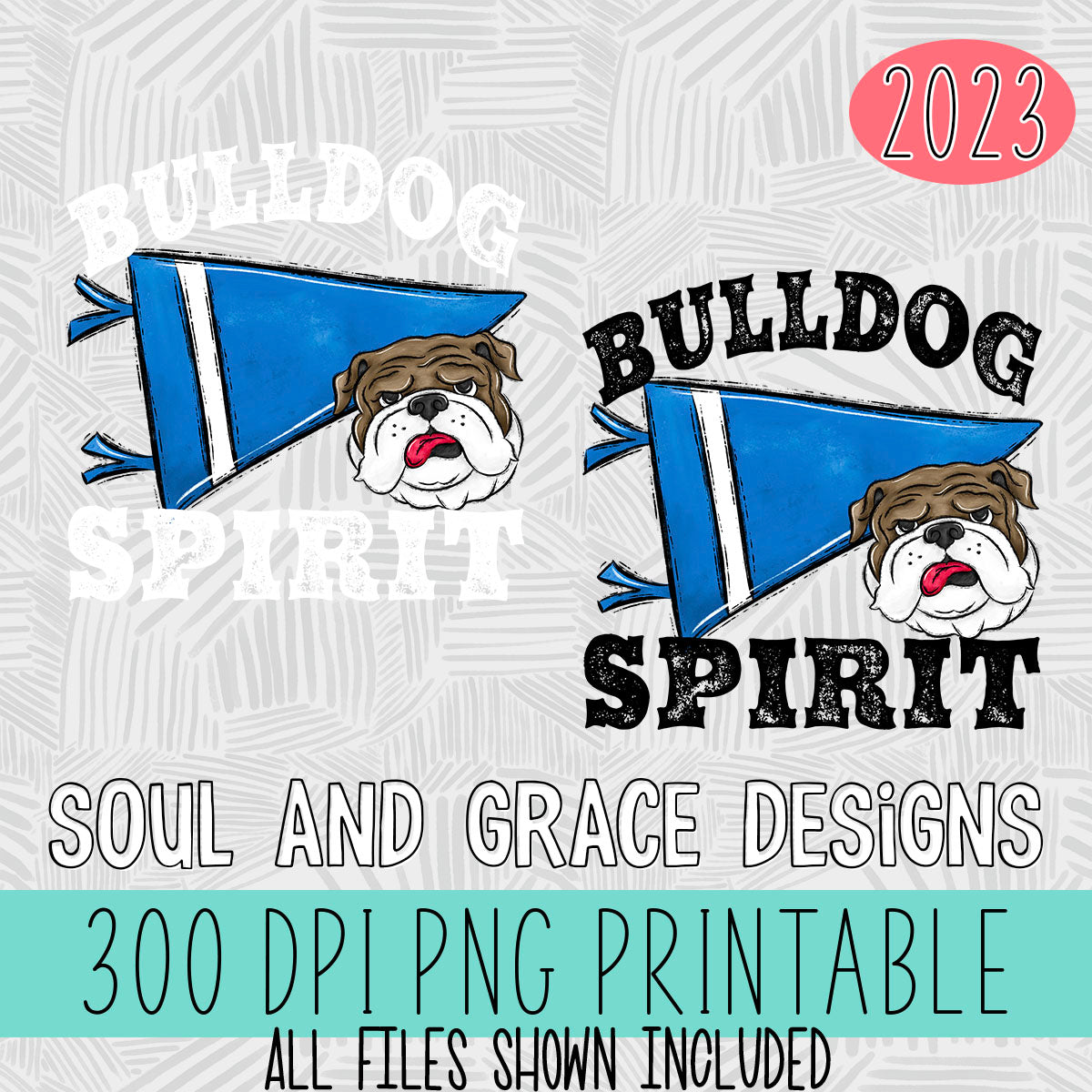 Bulldogs Pennant Mascots