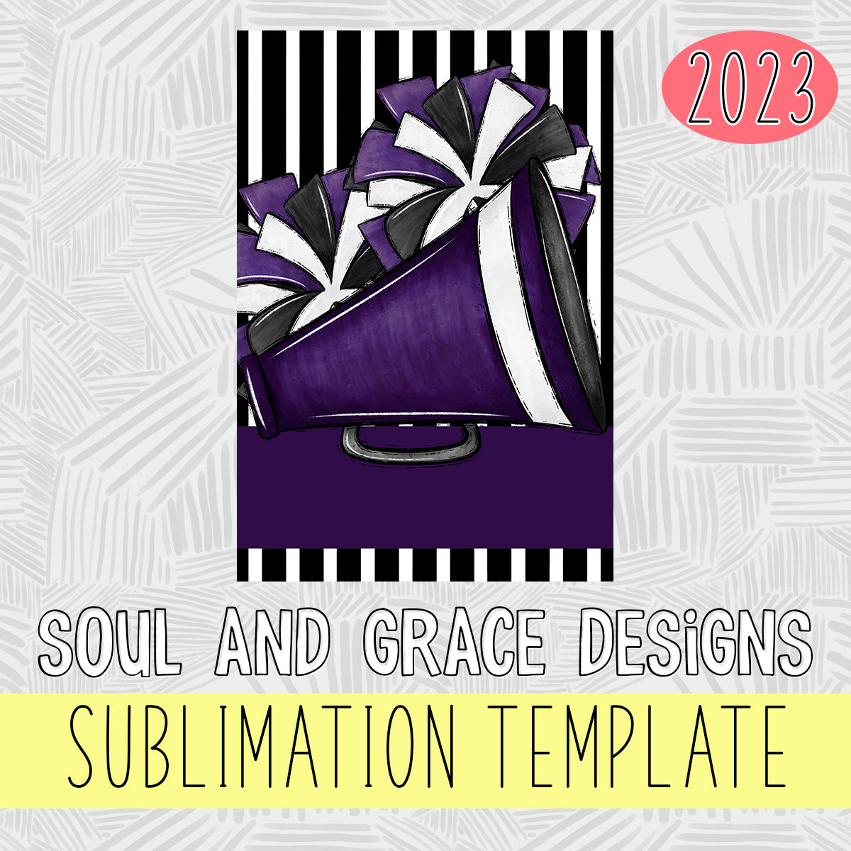 Team Spirit Cheer Garden Flag Purple
