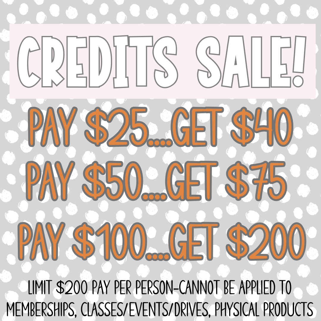 JUNE CREDITS SALE