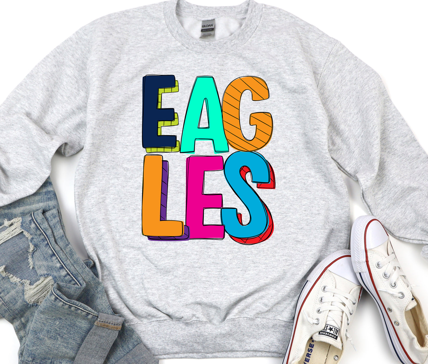 Stripey Mascot Eagles