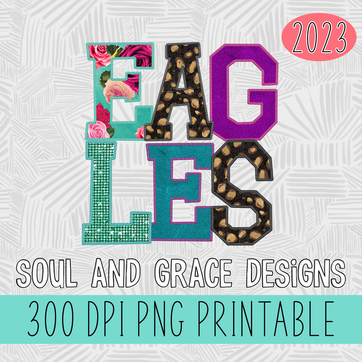 Eagles Faux Applique