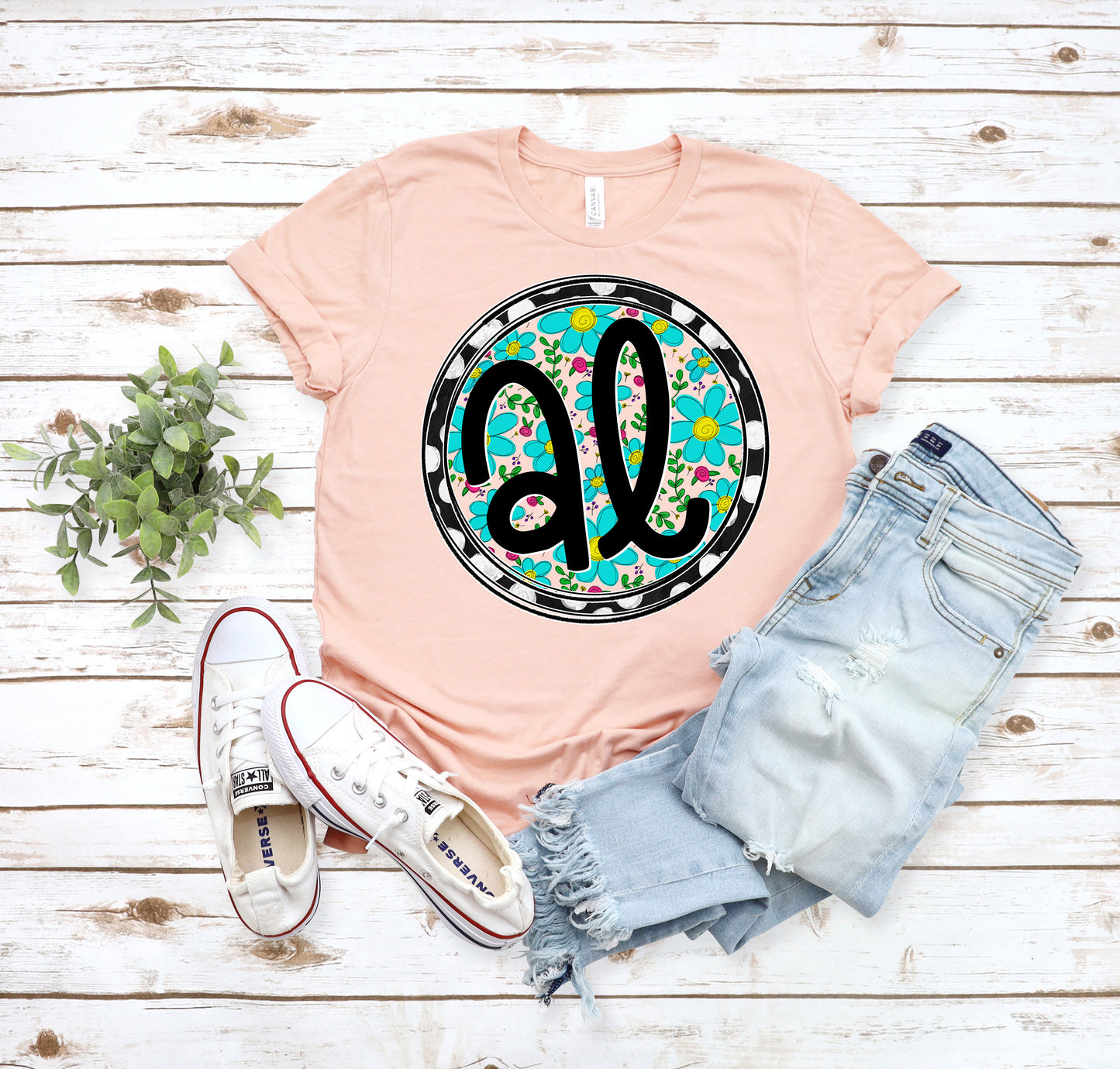 FLORAL AND DOT STATE alabama