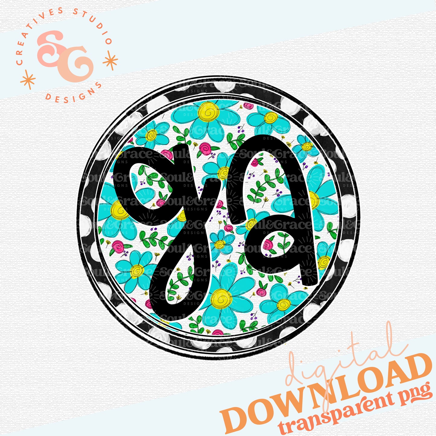 FLORAL AND DOT STATE georgia