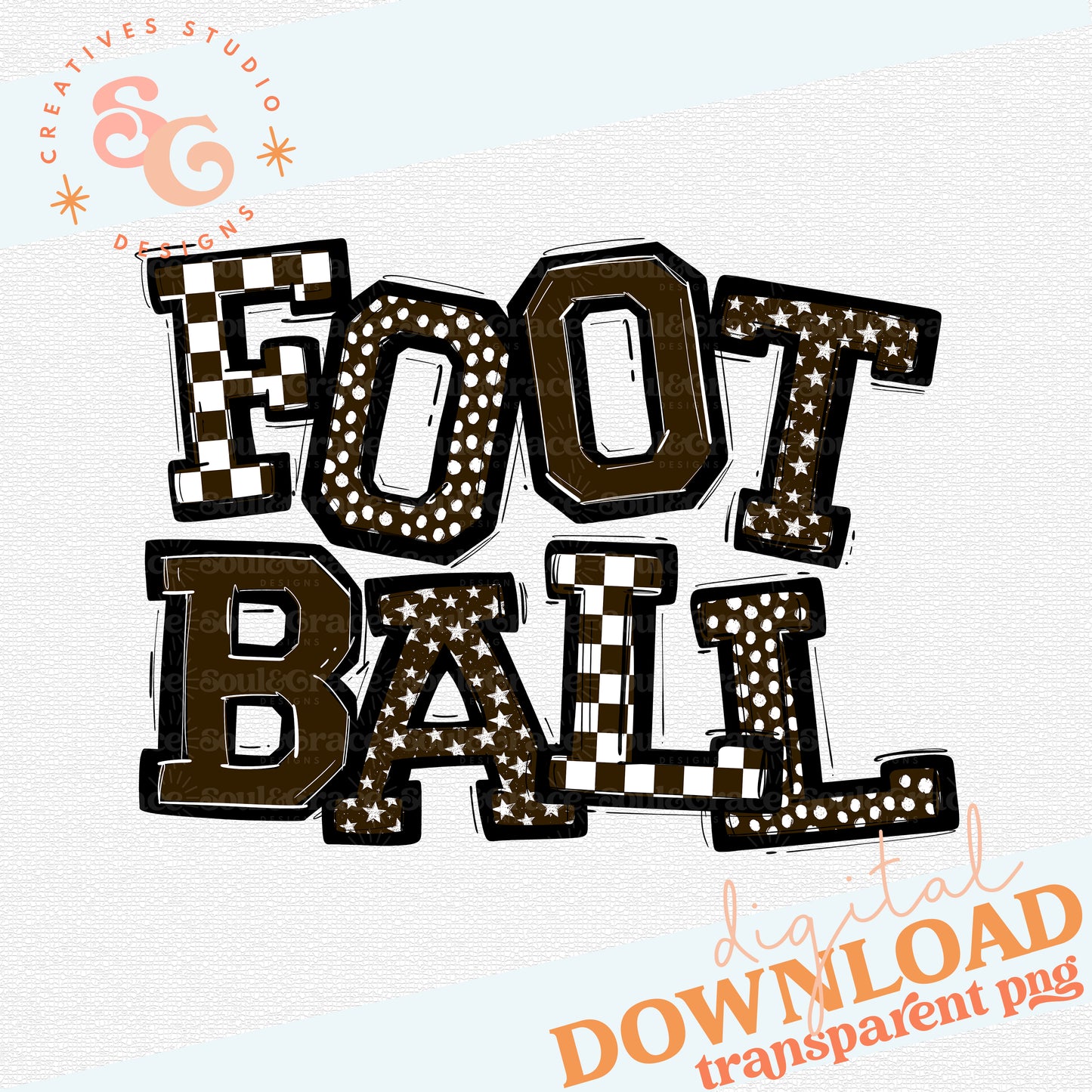 FOOTBALL SO SPORTY BROWN