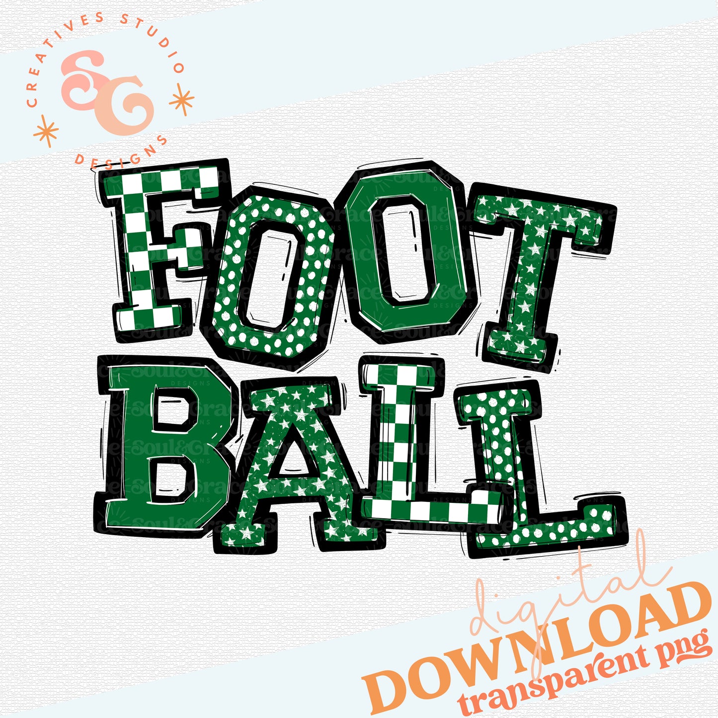 FOOTBALL SO SPORTY KELLY GREEN