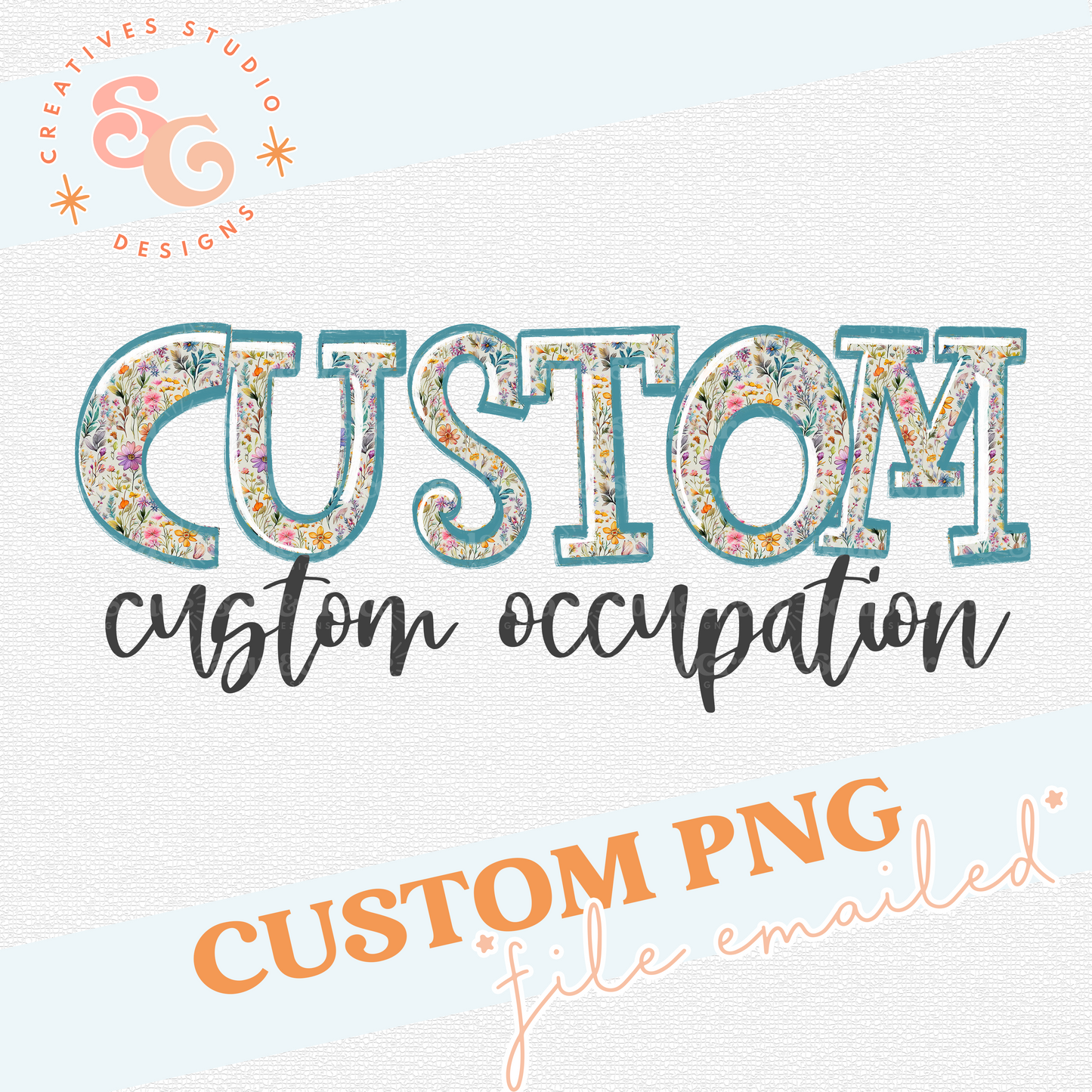 FALL FLORAL OCCUPATIONS CUSTOM