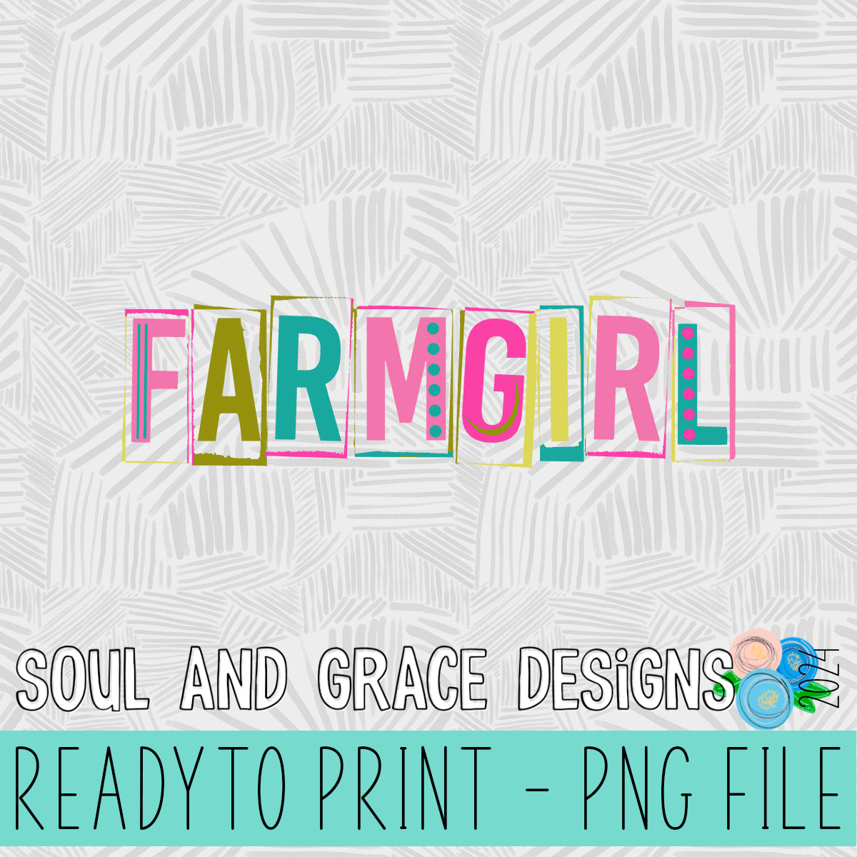 FarmGirl Bright Colors