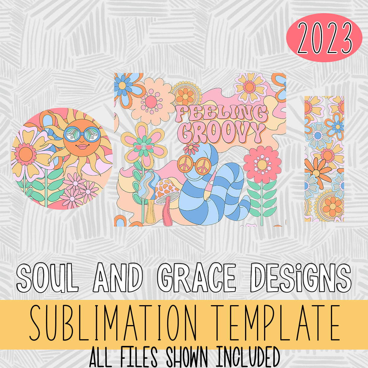 Spring Thoughts Sublimation Set [Pen Wrap, Circle, Tumbler Wrap] – Soul &  Grace Designs