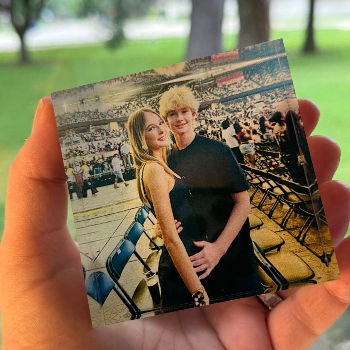 Personalized Acrylic Photo Block β Freestanding Print