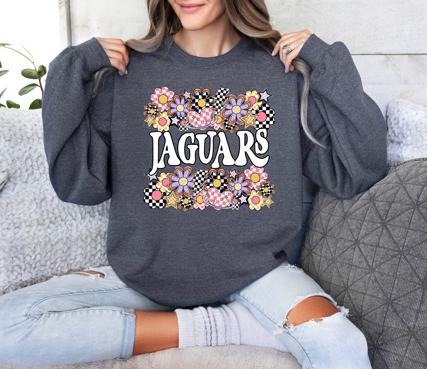 Funky Flowers Mascots JAGUARS