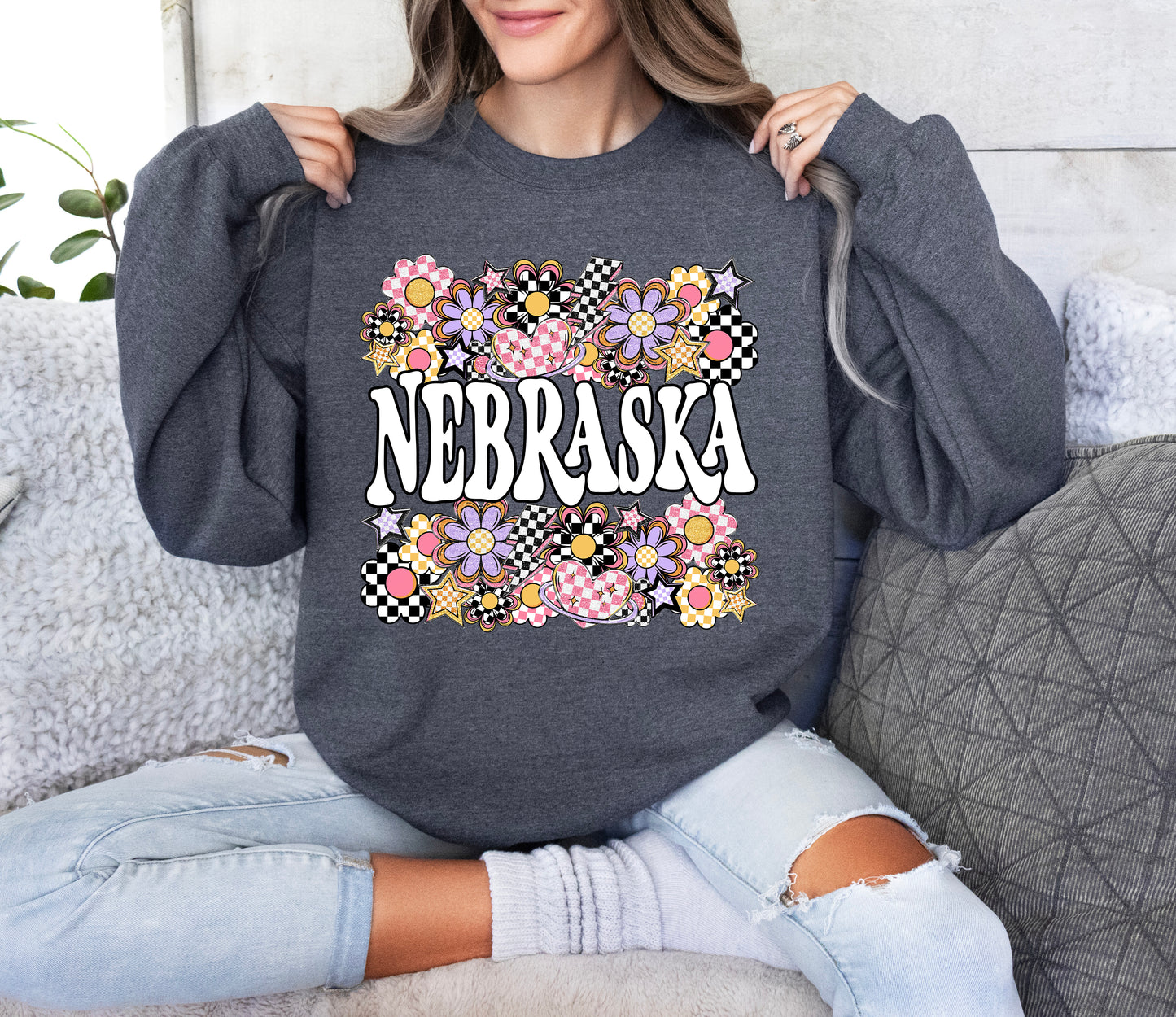 Funky Flowers States Nebraska