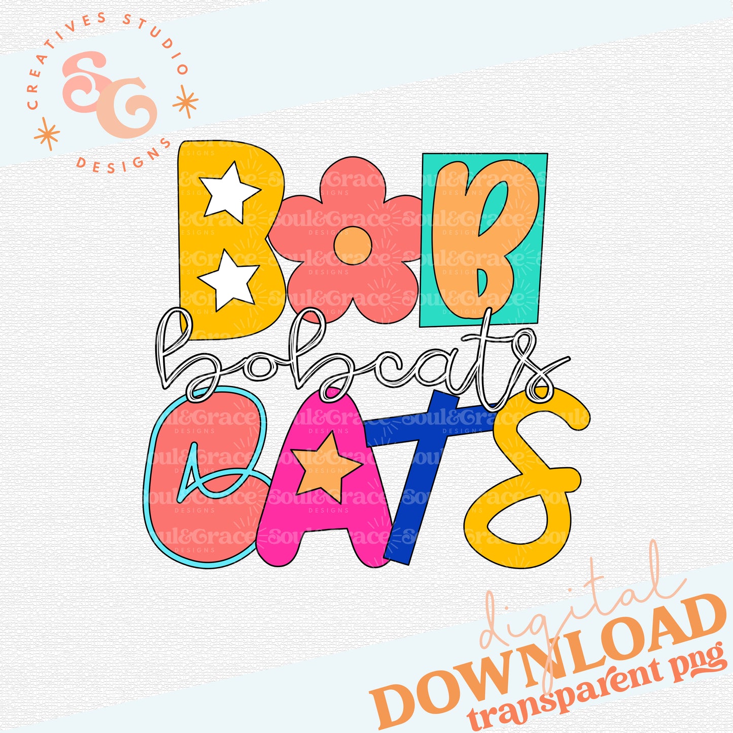 Fun and Funky Mascots Bobcats