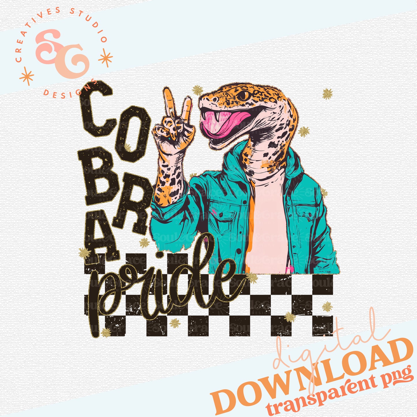 GRUNGE MASCOTS COBRA