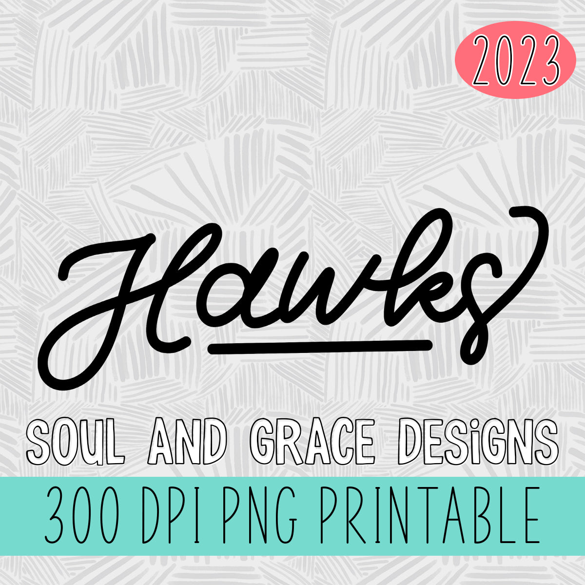 Hand Lettered Hawks