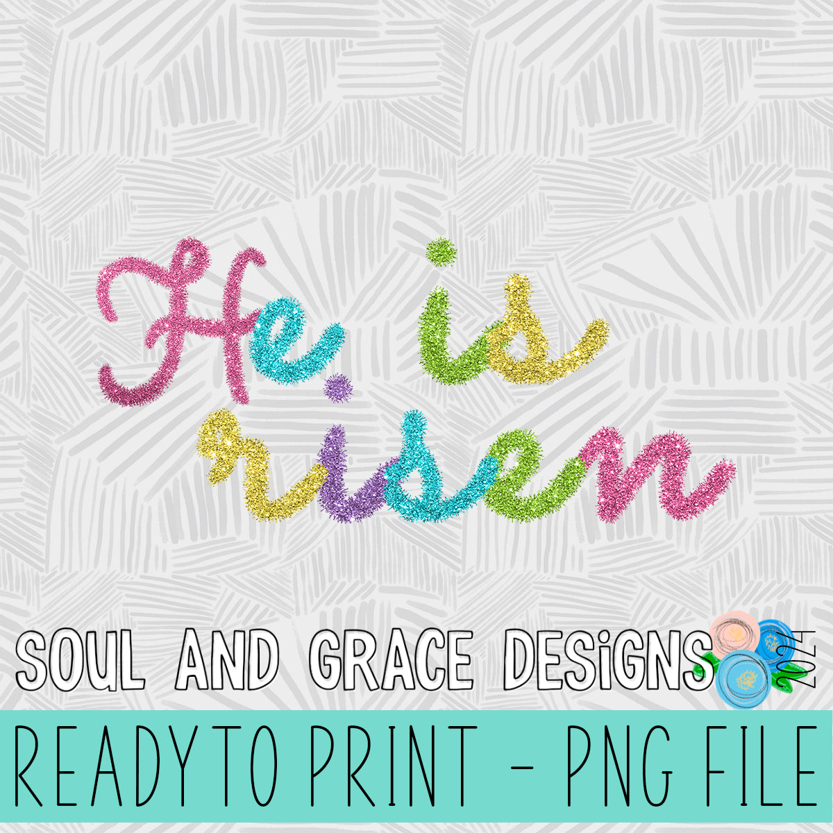 He Is Risen Tinsel