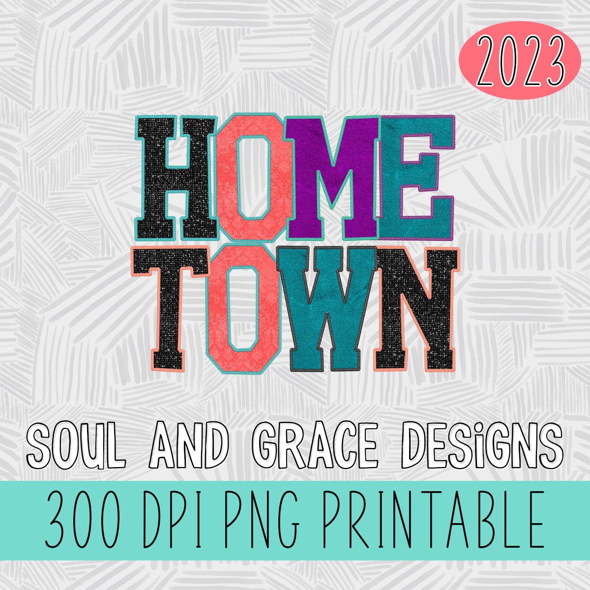 Home Town Faux Applique