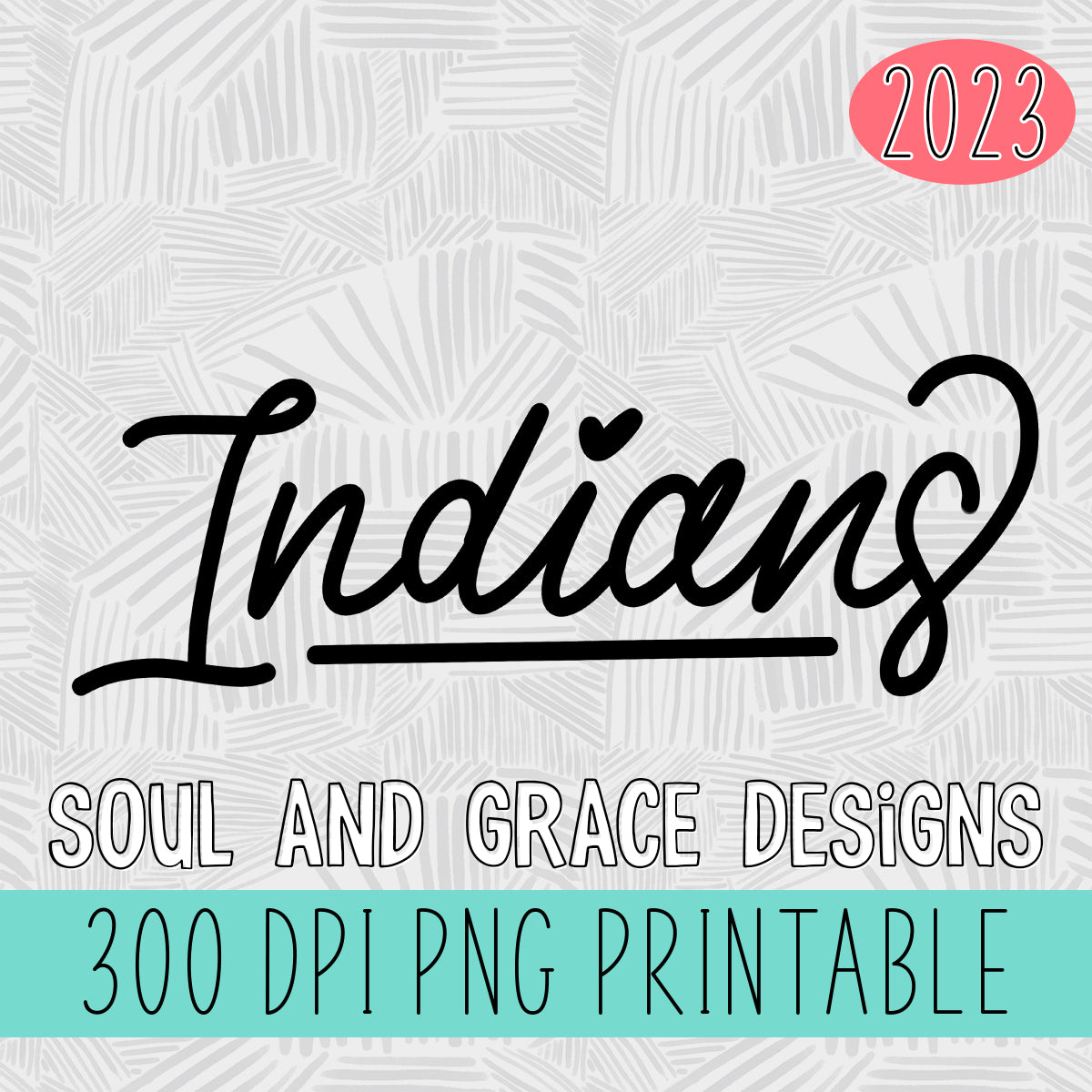 Hand Lettered Indians