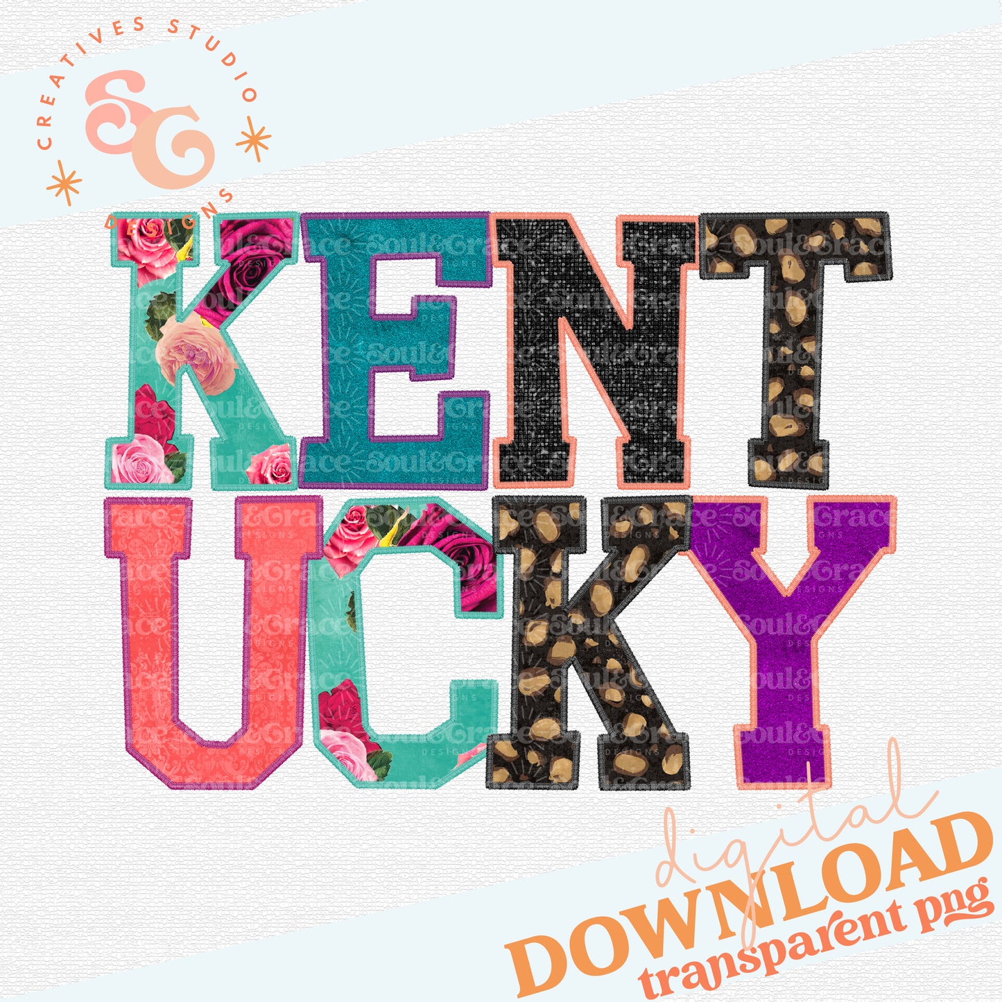 Faux Applique Kentucky