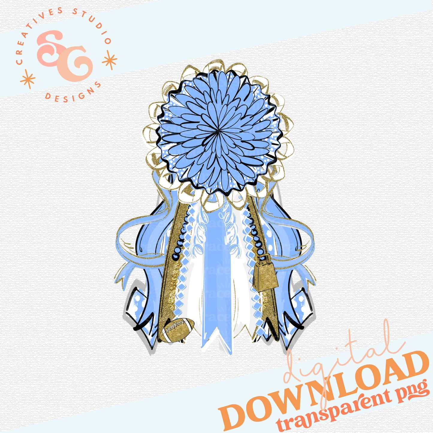 Mums the Word - Homecoming Mum - COLUMBIA GOLD