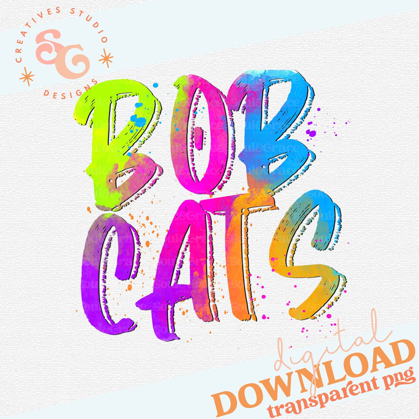 NEON MASCOTS Bobcats