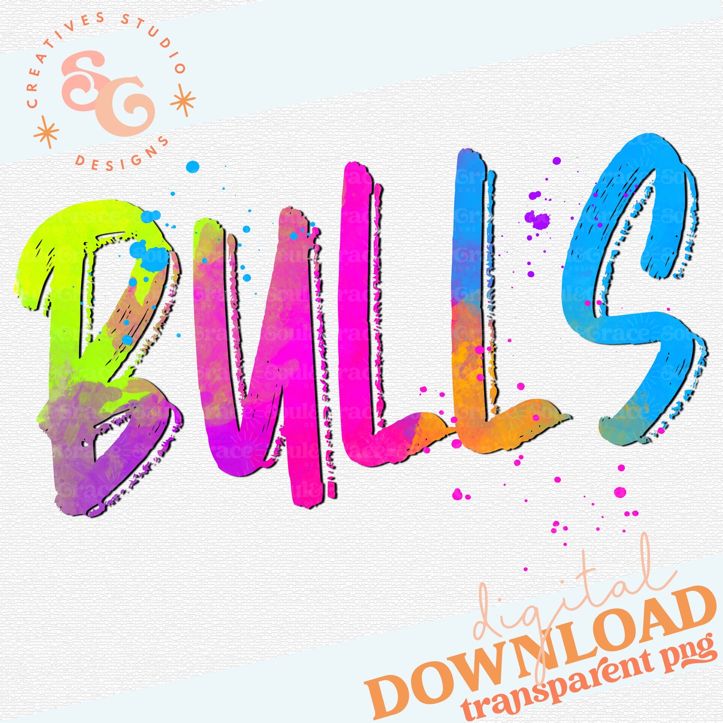 NEON MASCOTS Bulls