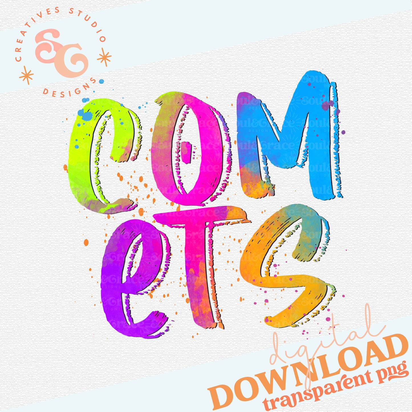 NEON MASCOTS Comets
