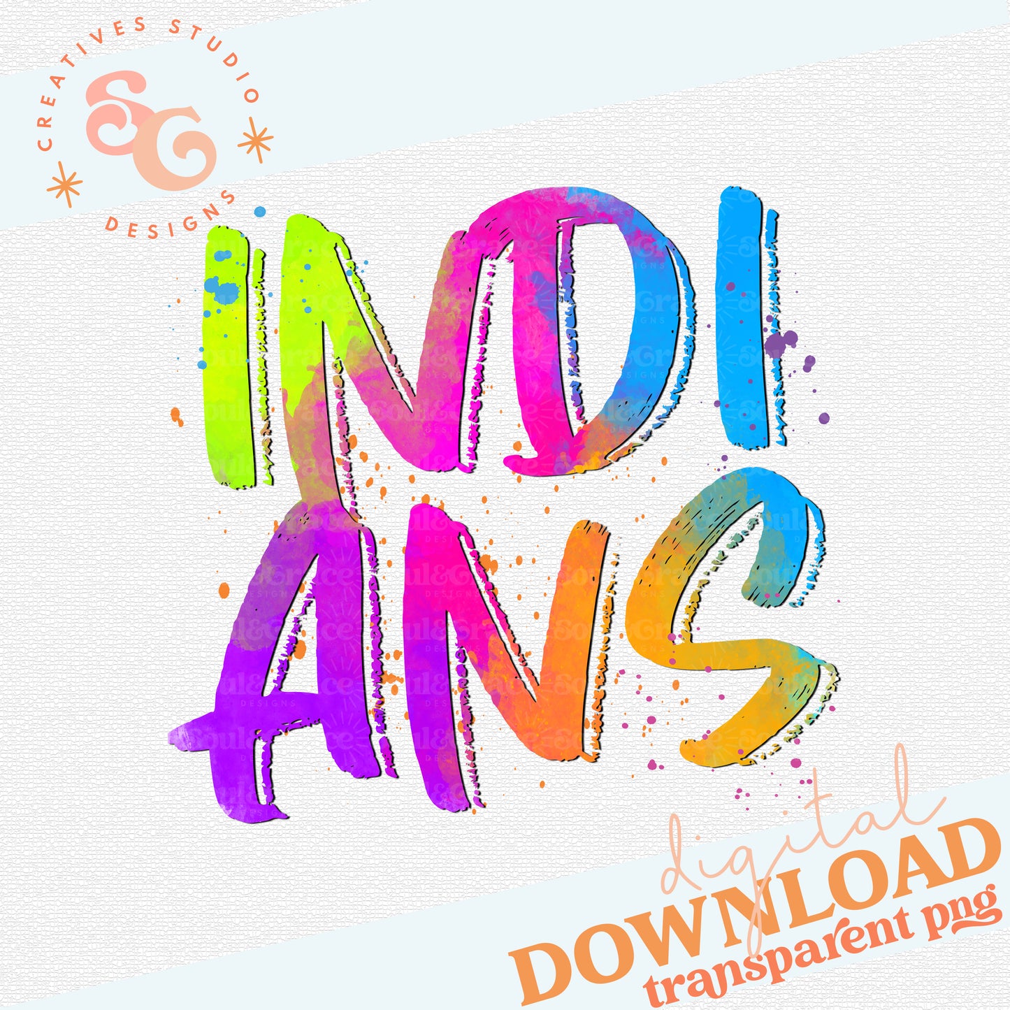 NEON MASCOTS Indians