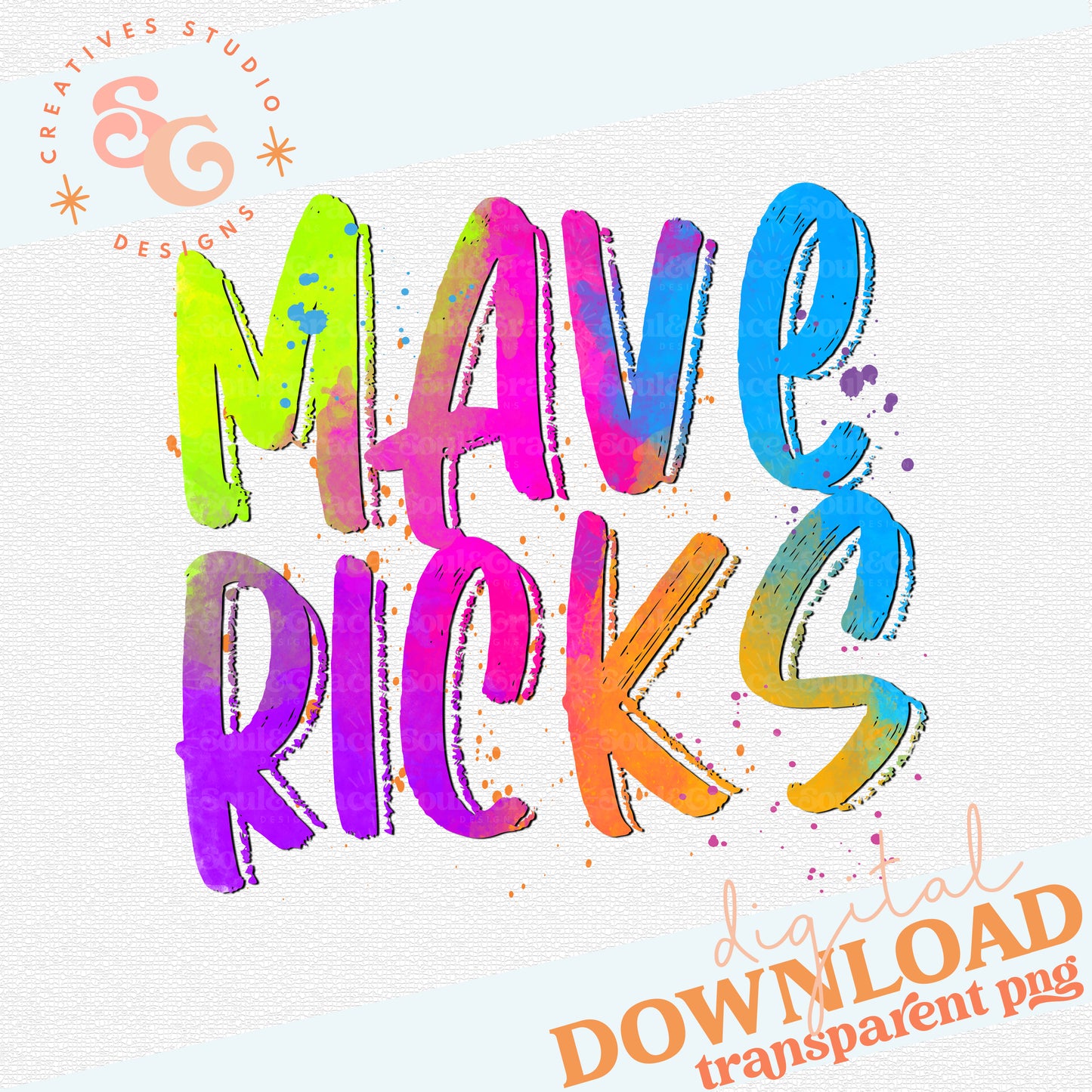NEON MASCOTS Mavericks