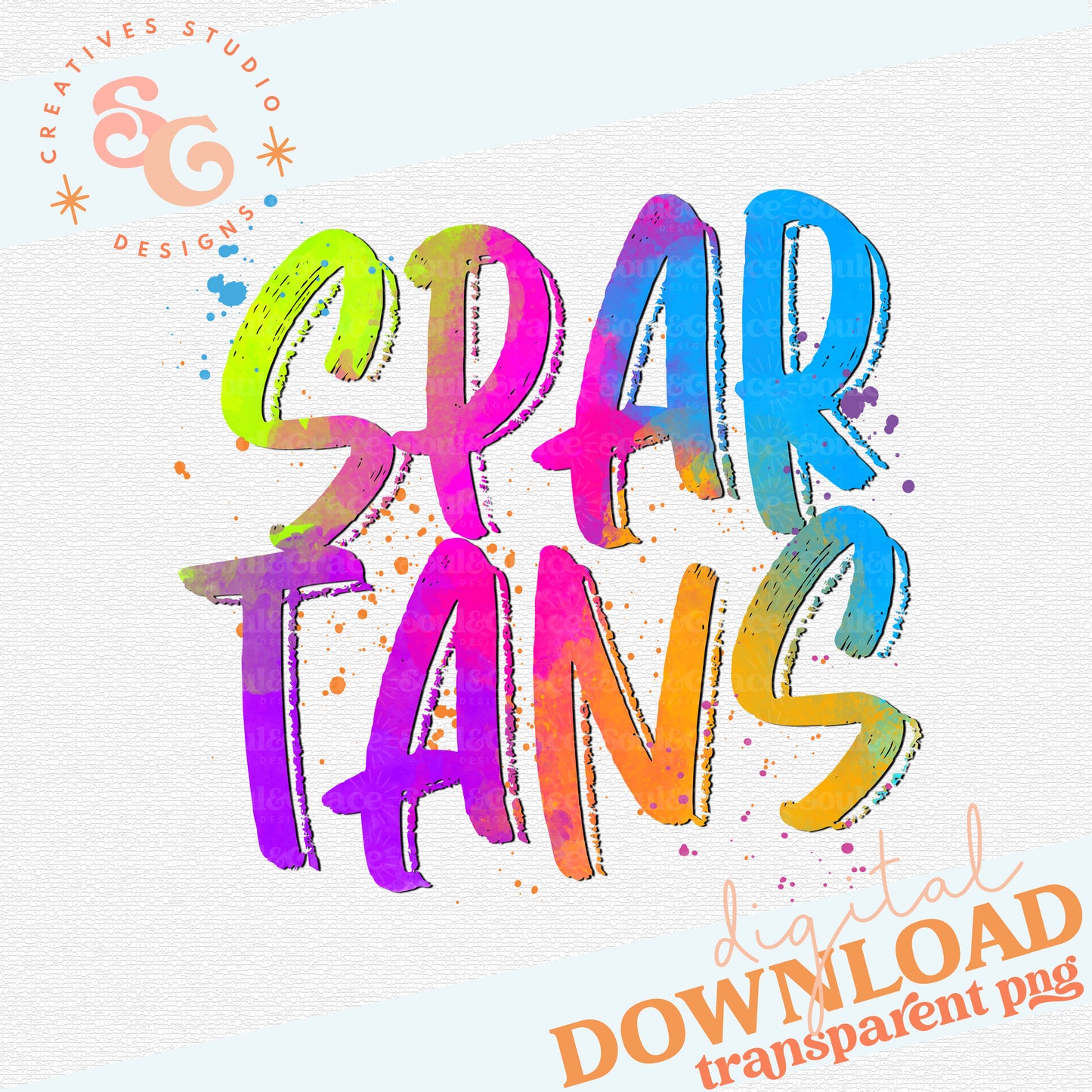 NEON MASCOTS Spartans