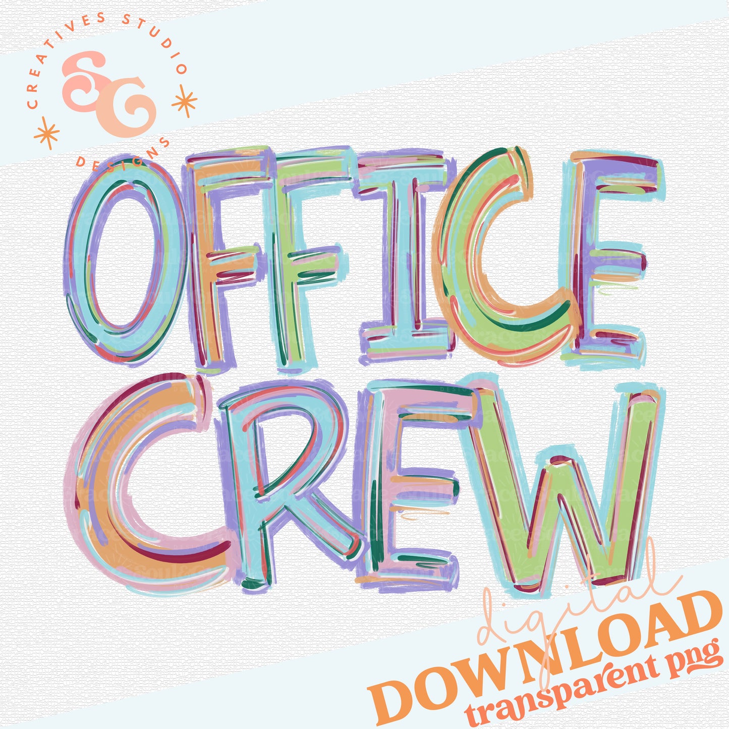 TILTED WORDS - OFFICE CREW