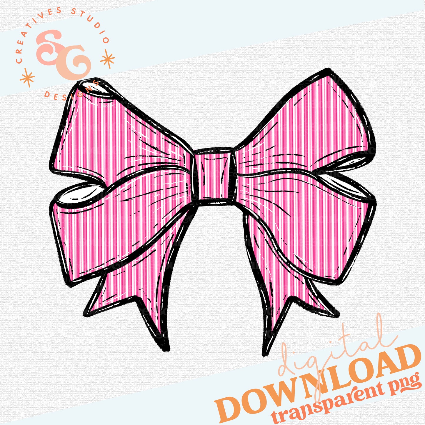 PREPSTER SEERSUCKER BOWS PINK